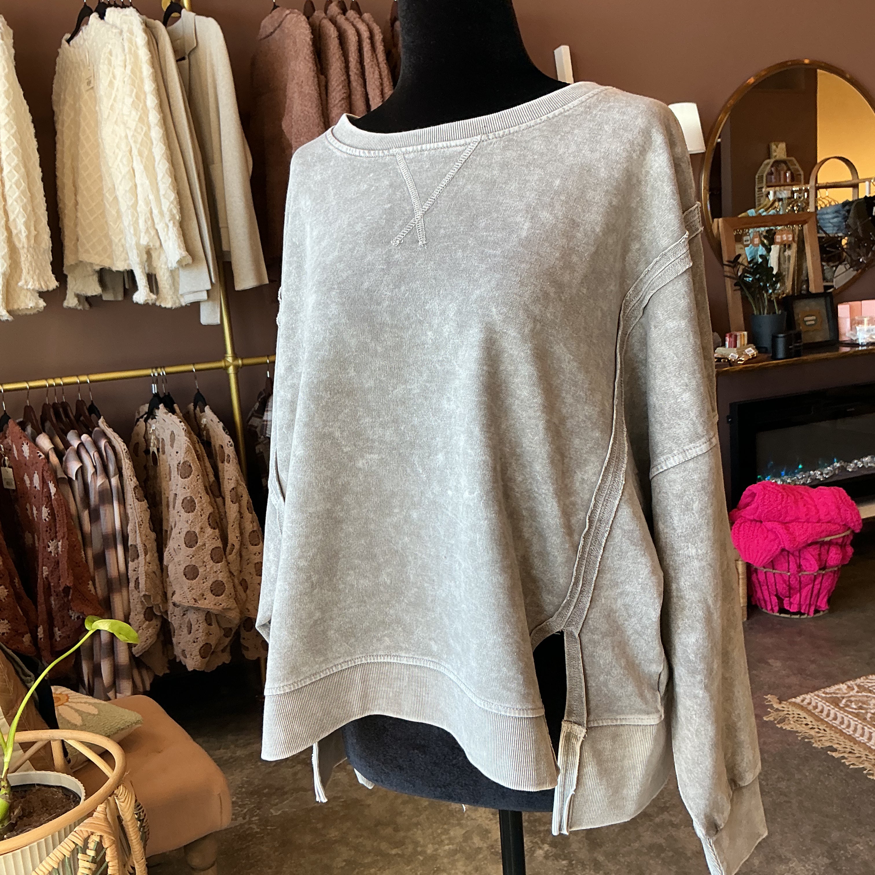 Tara Burnout Sweatshirt