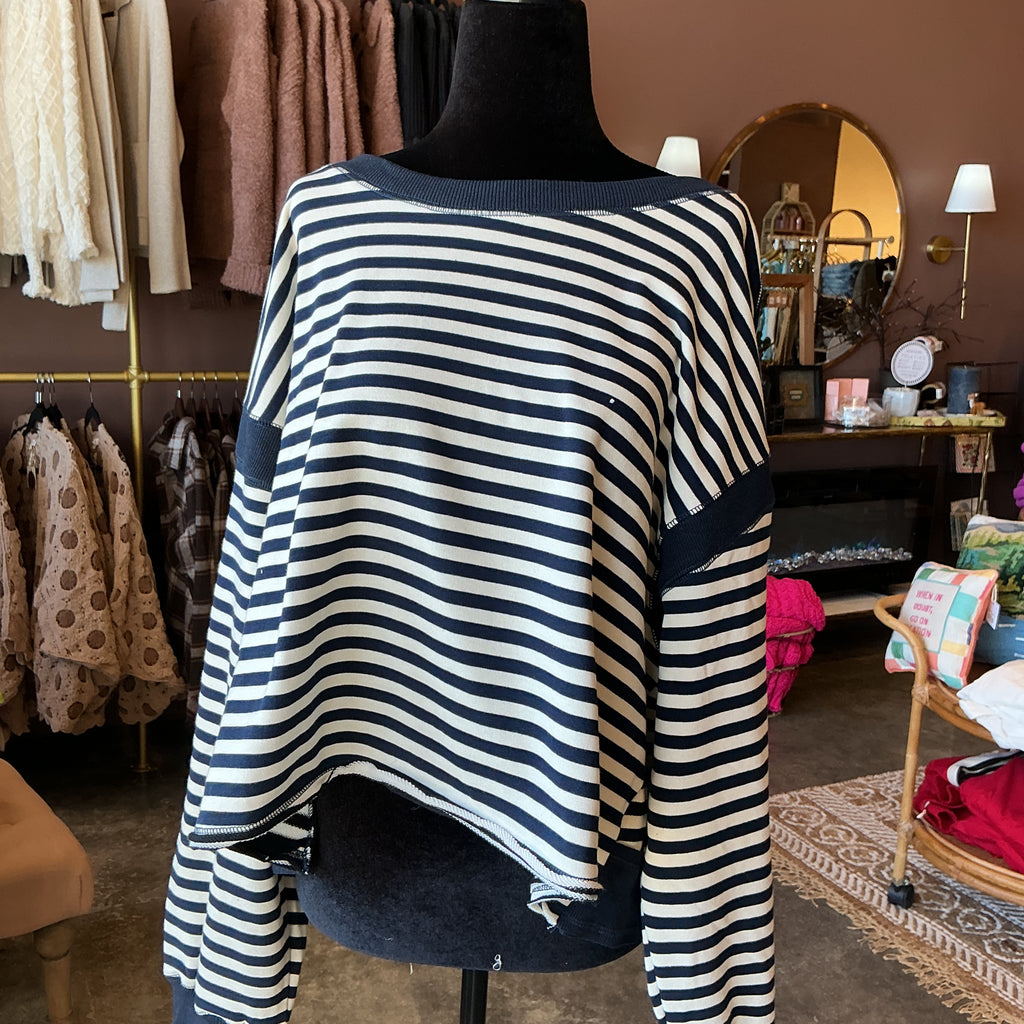 Nauti Open Back Sweater
