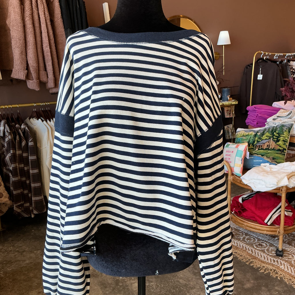 Nauti Open Back Sweater