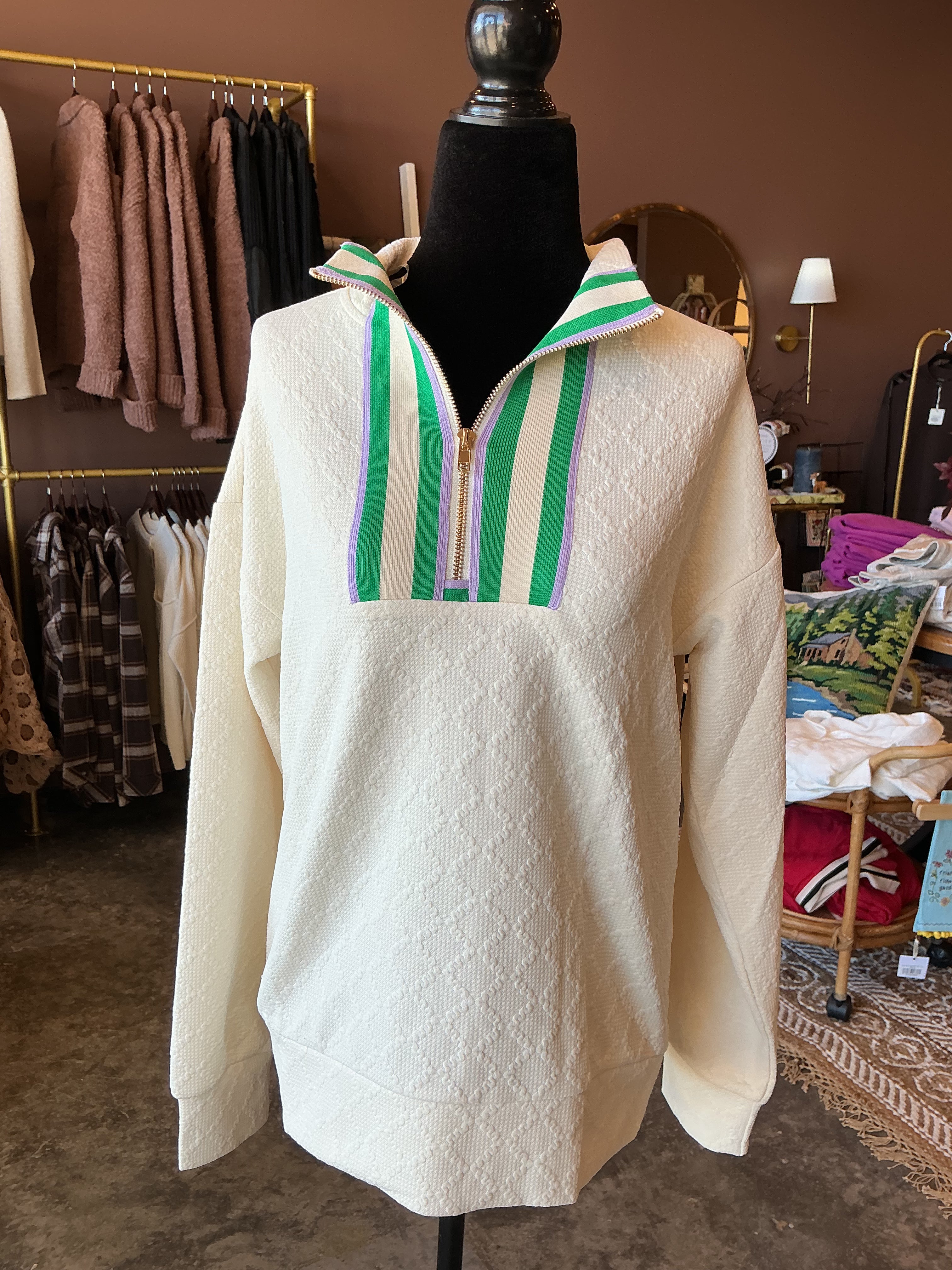Varsity Retro Half-Zip