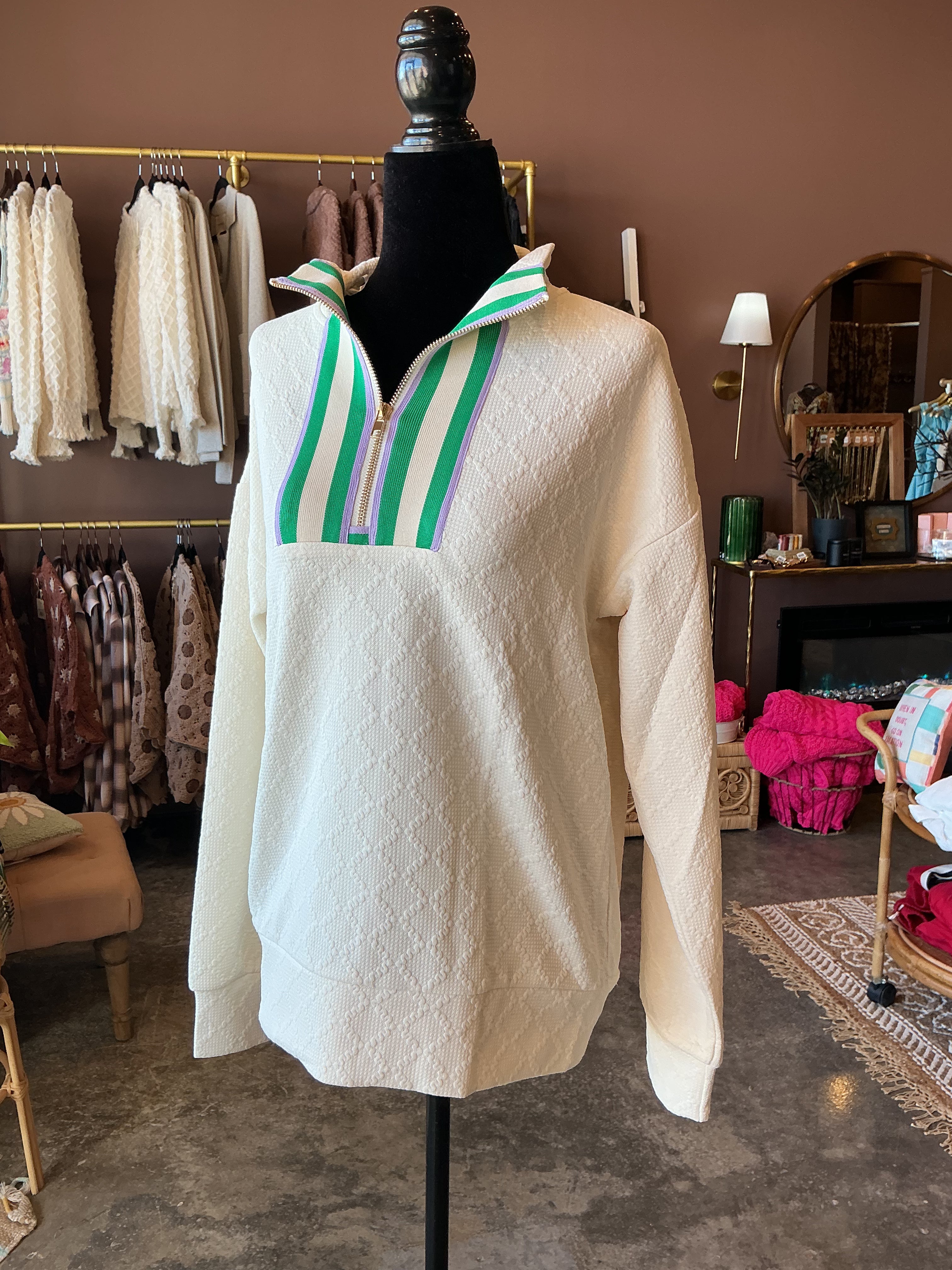 Varsity Retro Half-Zip