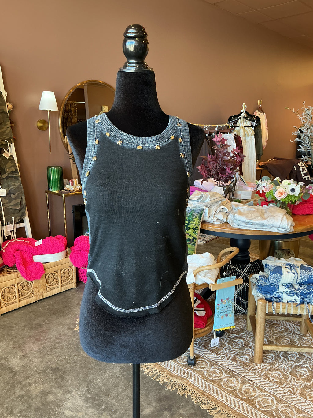 Calista Embellished Tank