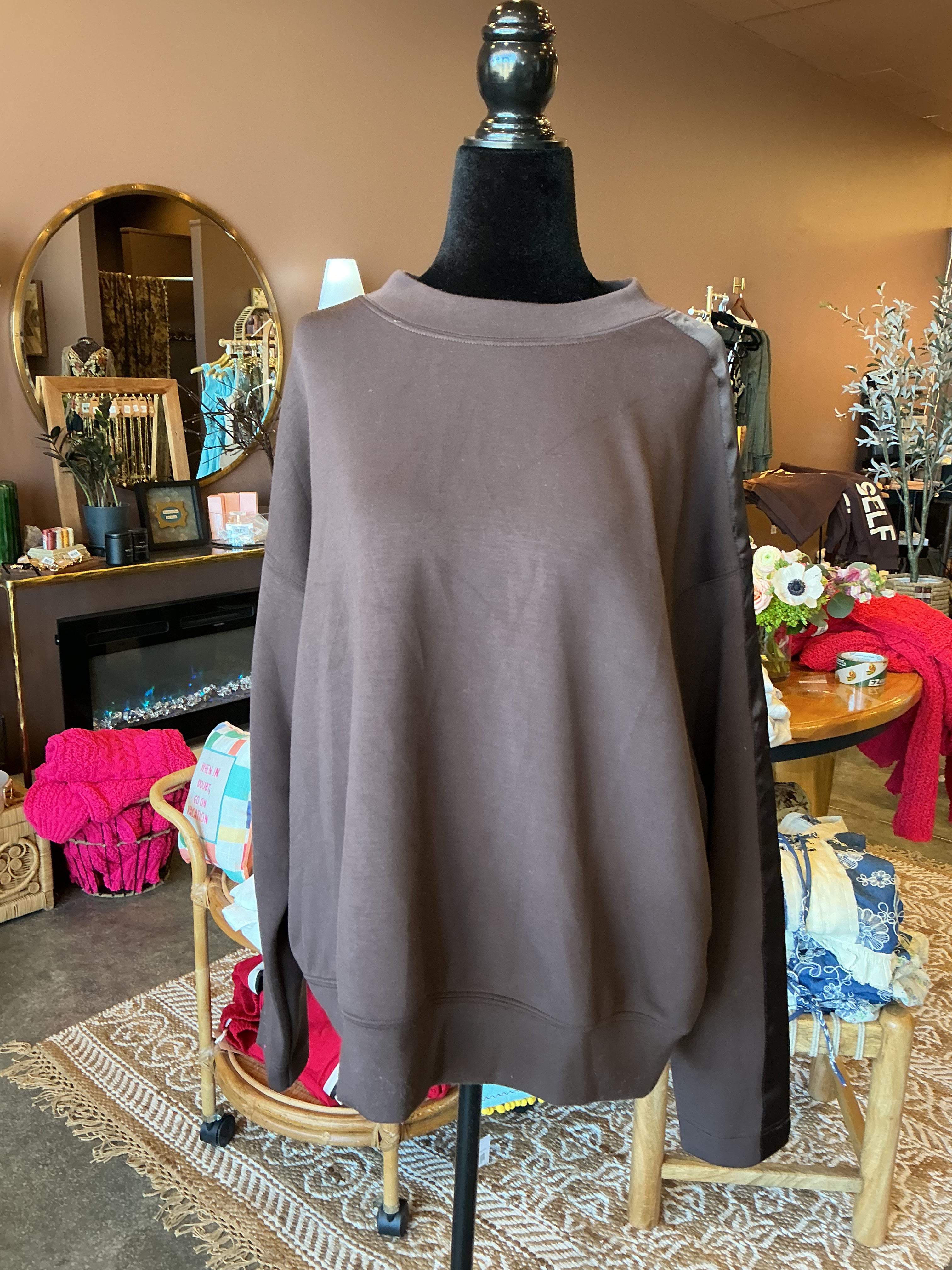 Satin Dreams Crewneck