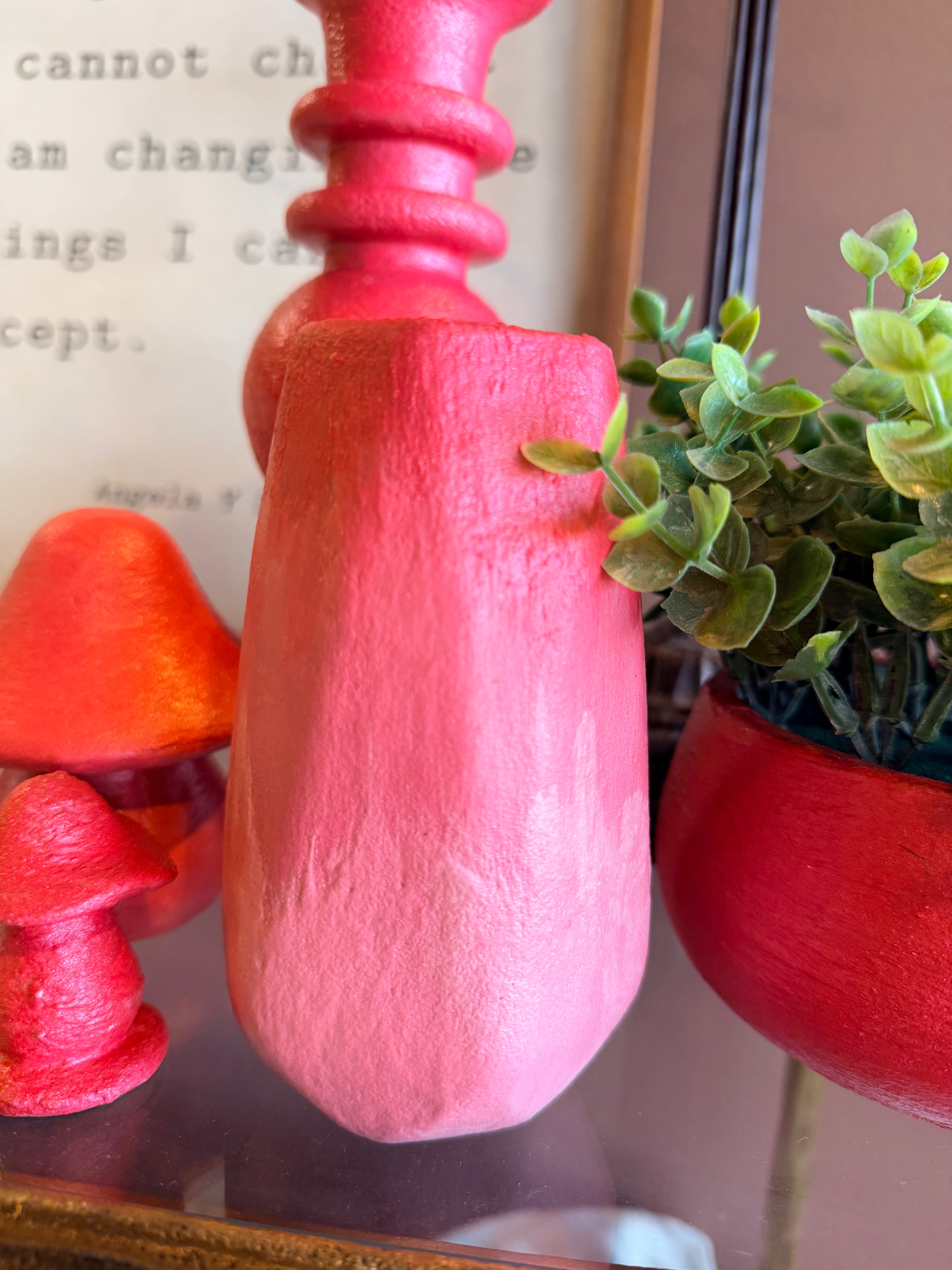 HBC Vase Ombré Coral 5"