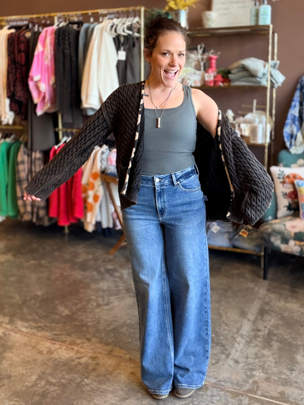 Amy Army Open Cardi