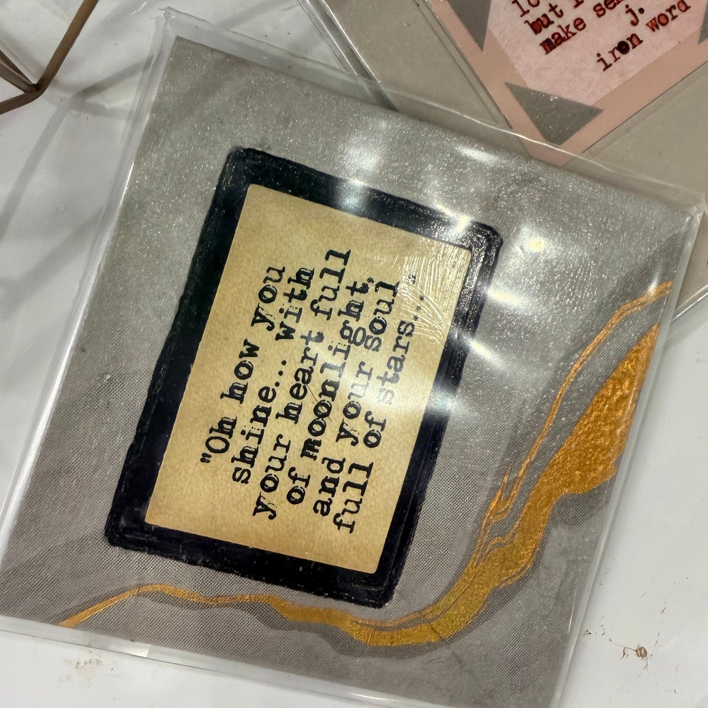HBC "Oh Shine" Square Frame Magnet