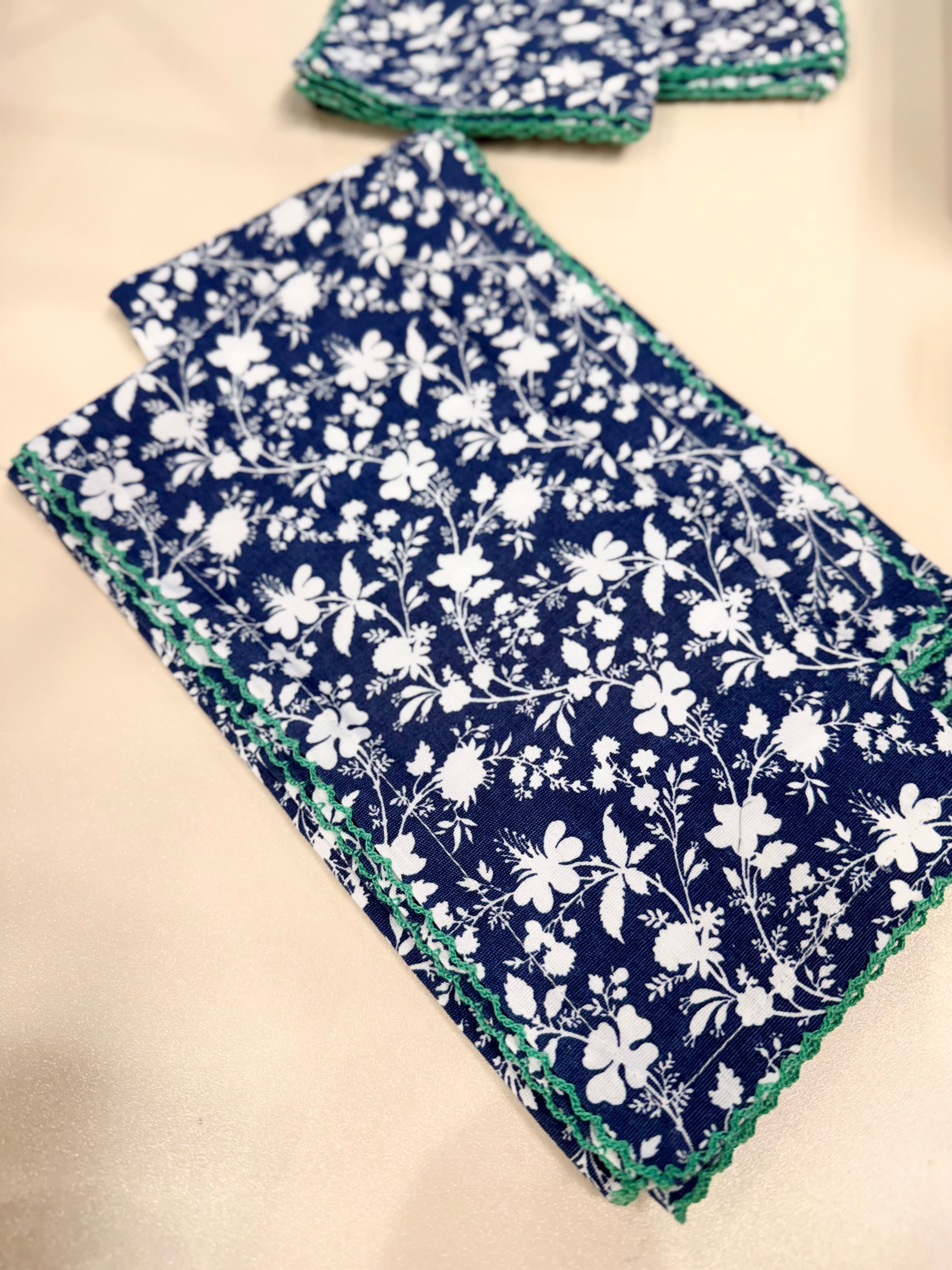 Navy & Paisley Kitchen Towel Set