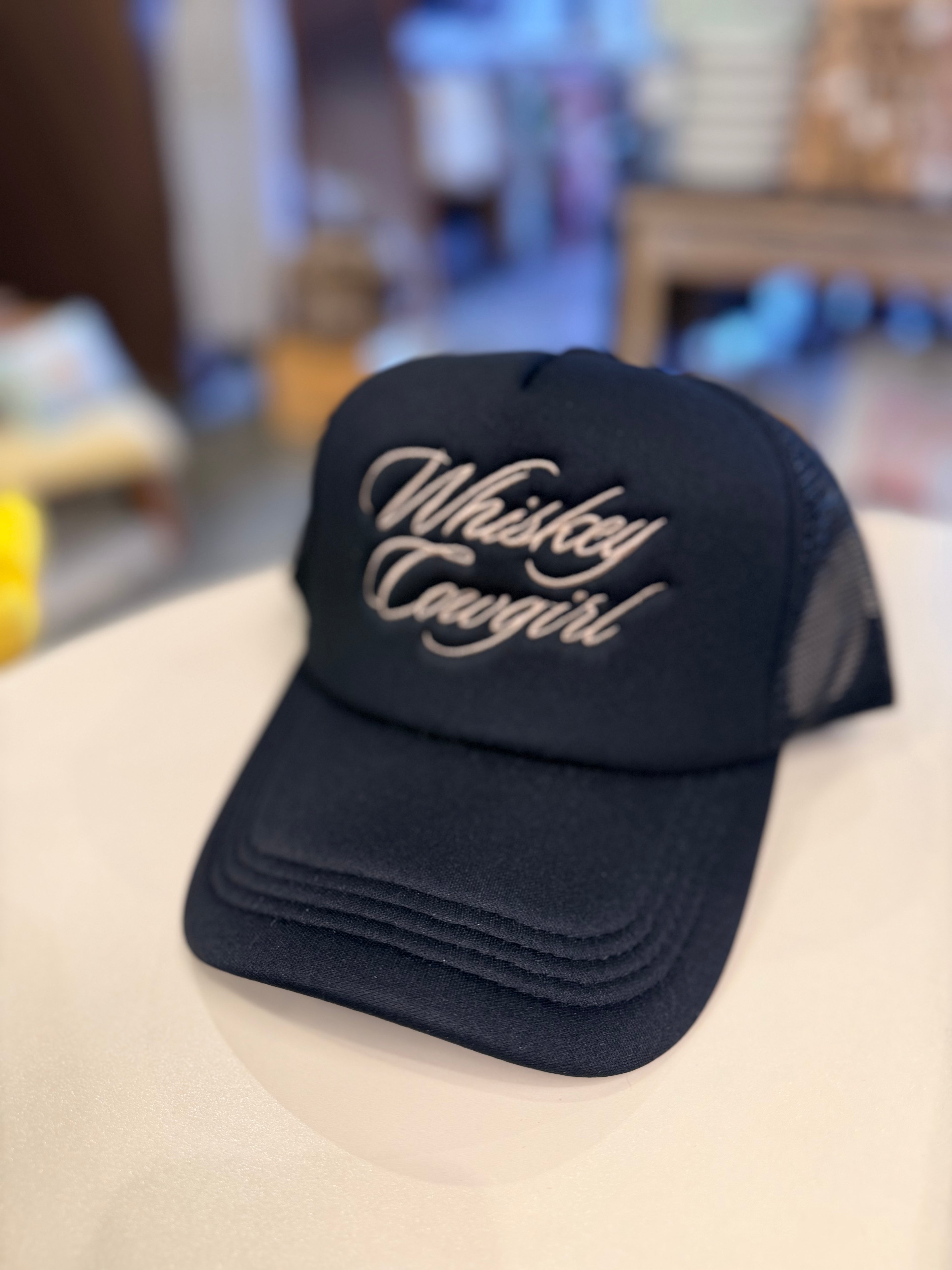 Whiskey Cowgirl Trucker Hat