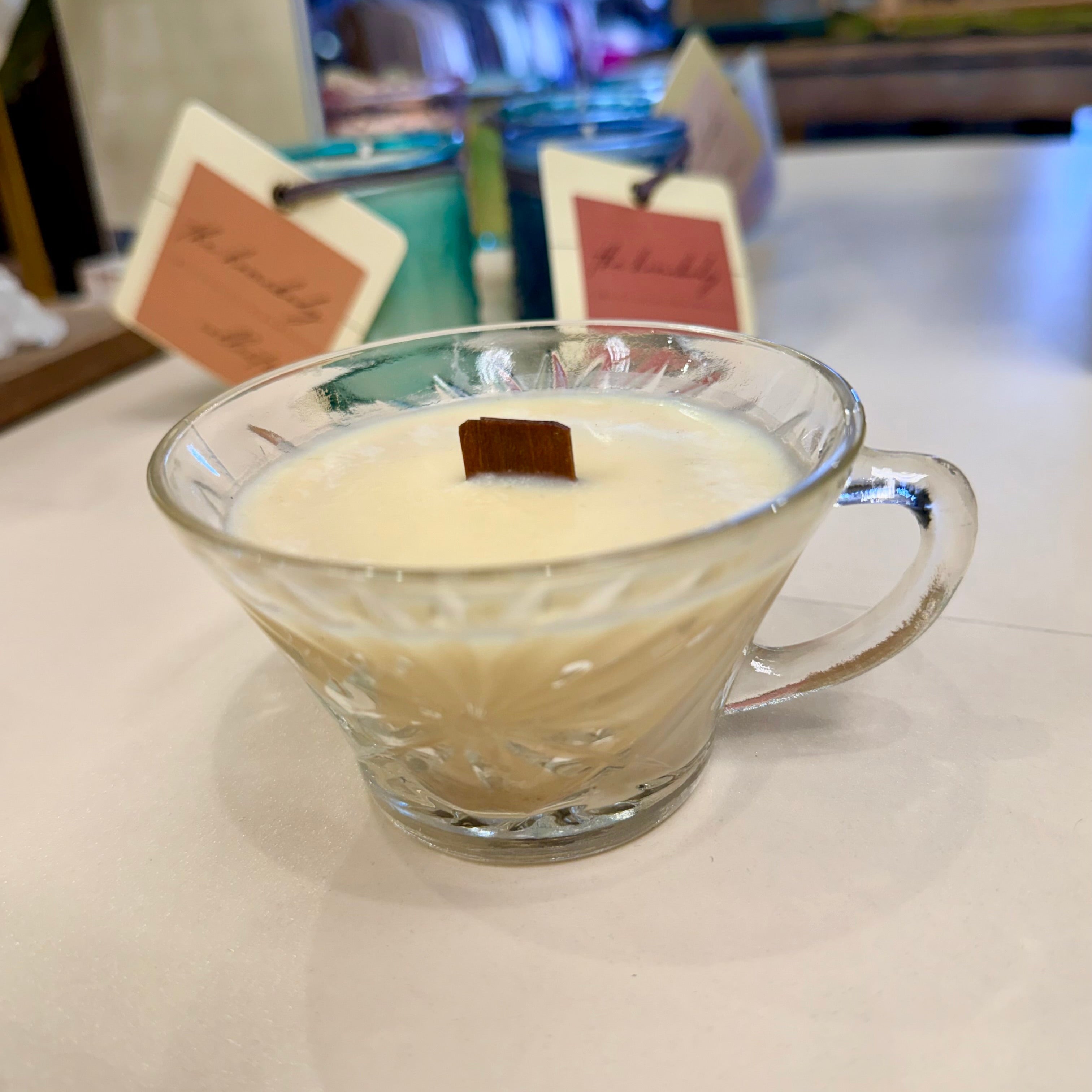 HBC Candle 'Teacup Creamer' Soy, Wood-Wick 4oz