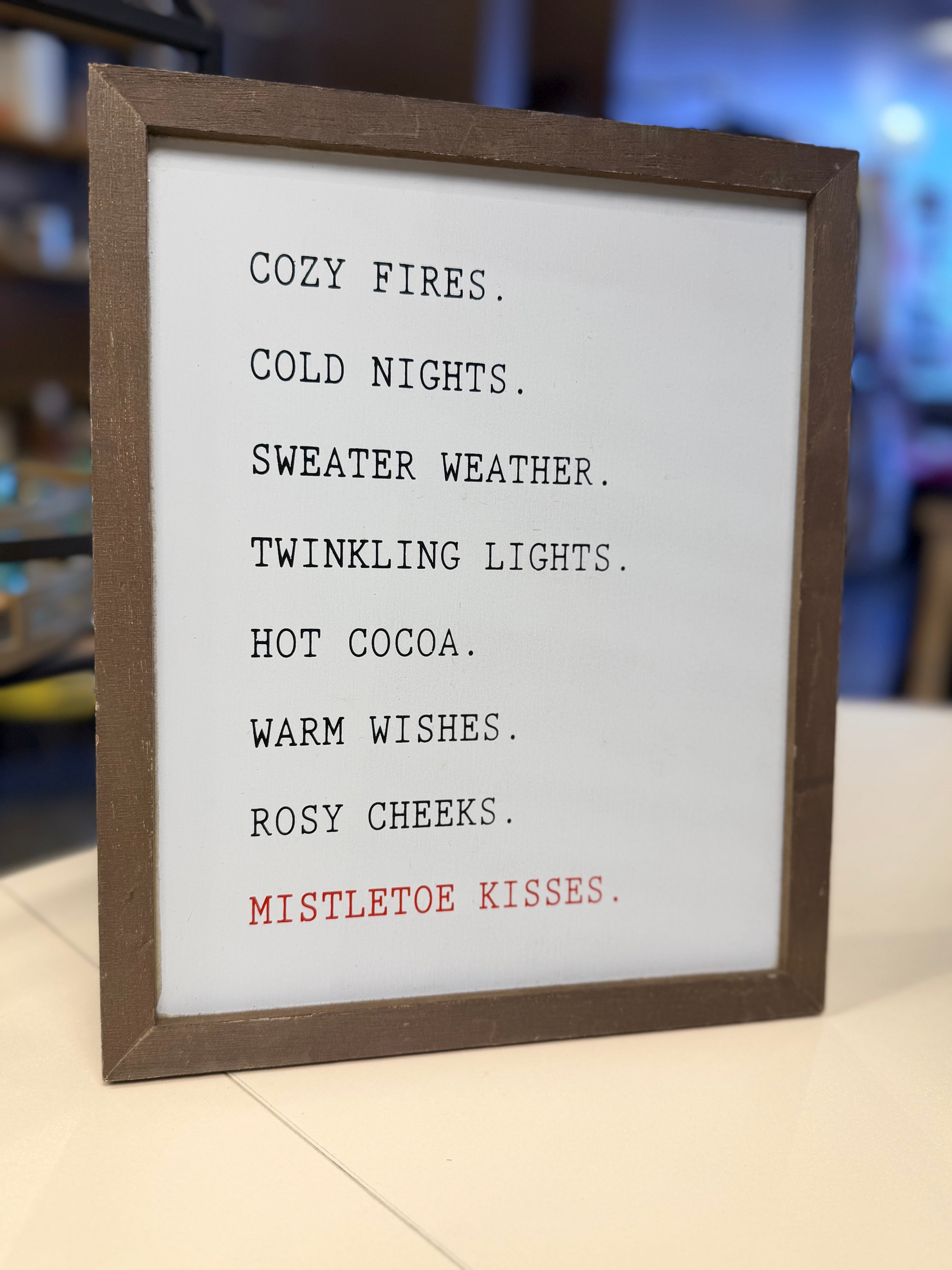 9x11 Framed Xmas Decor