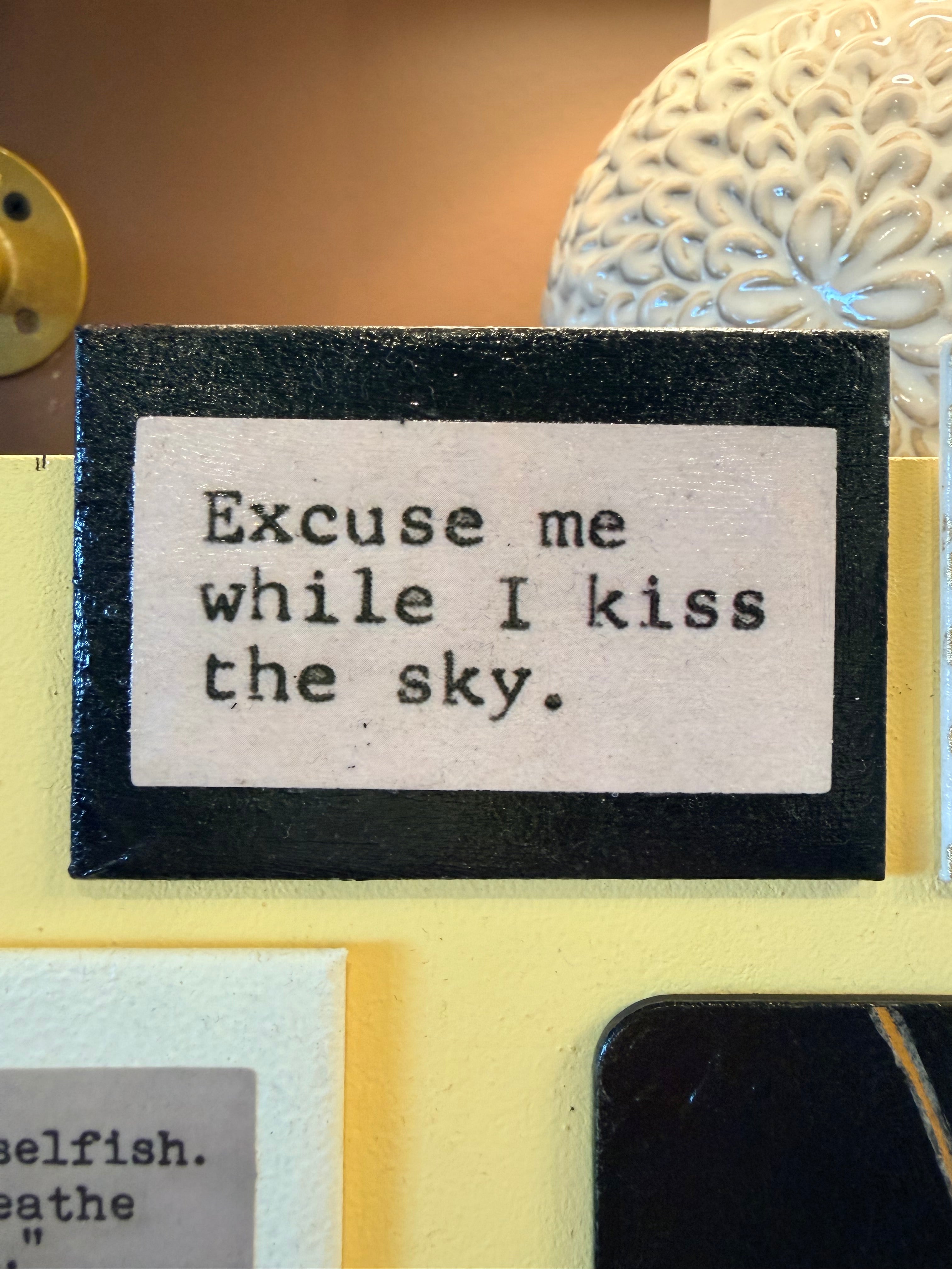 HBC "Excuse Me Kiss" Magnet
