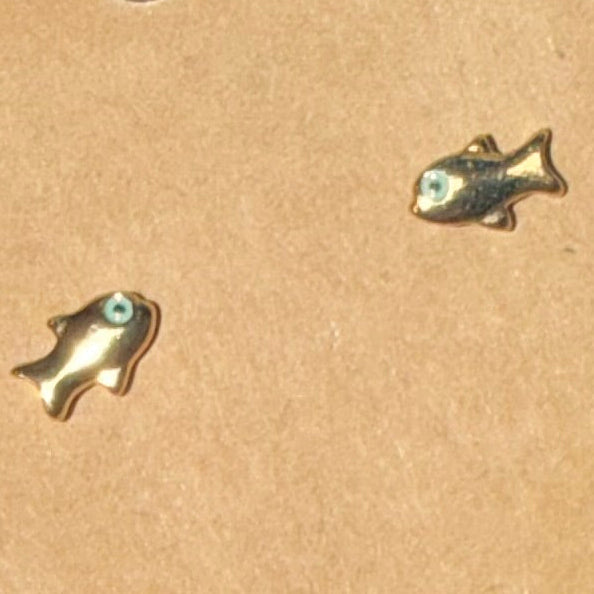 Goldfish Fashion Stud Earrings