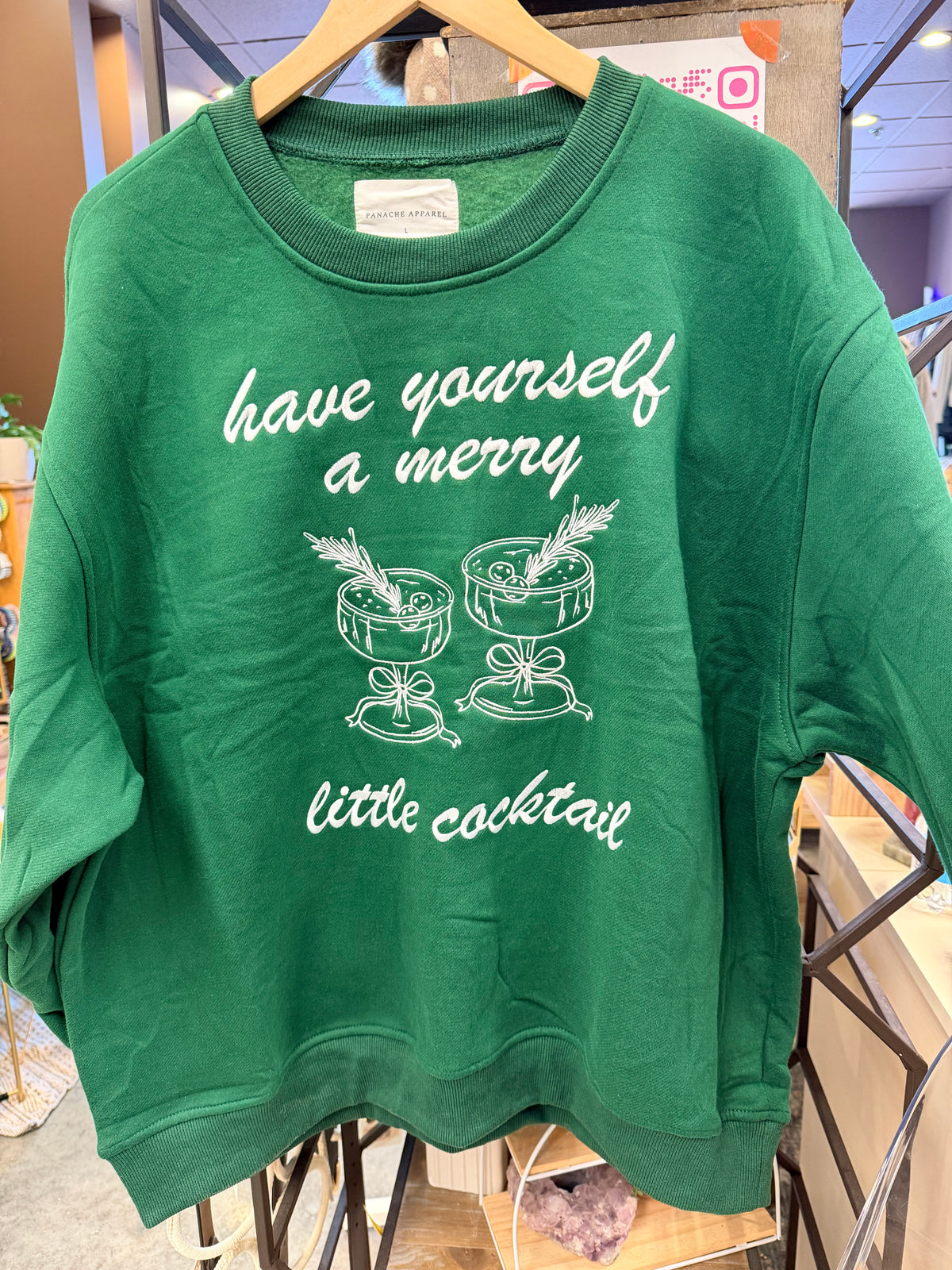 Christmas Cocktails Sweatshirt