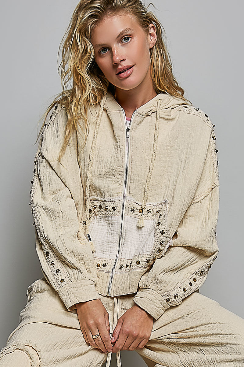 Deana Denim Hoodie