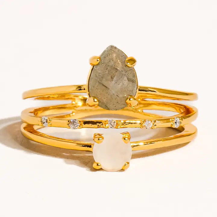 Sabine 2-Stone Ring