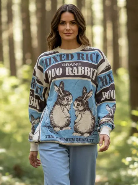 Vintage Rabbit Sweatshirt