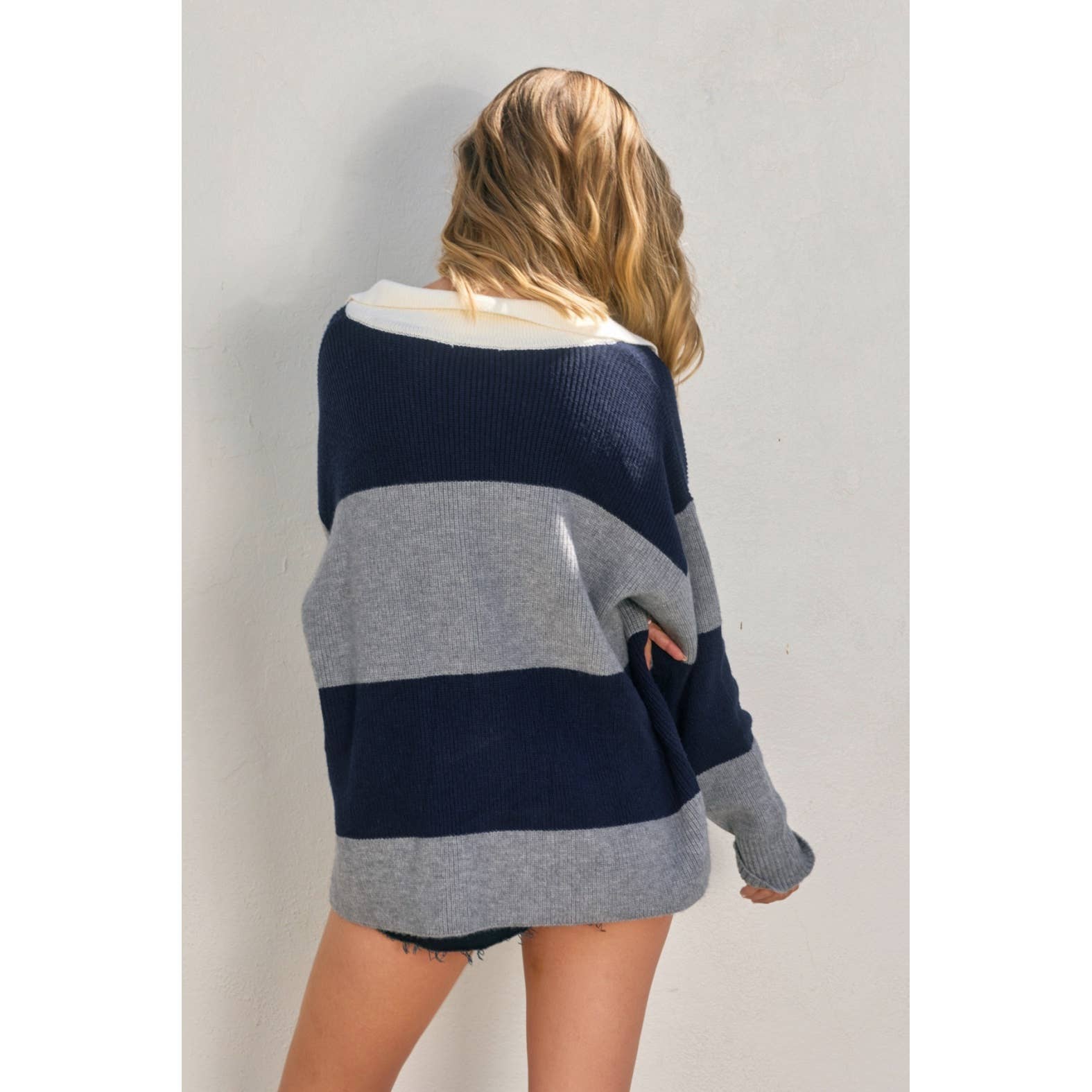 Willow V-Neck Slouch Sweater