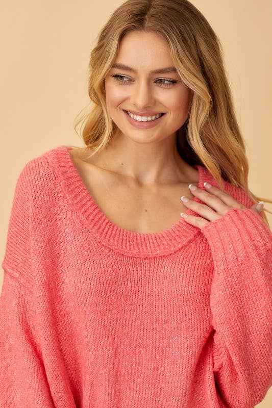 Crystal Coral Sweater
