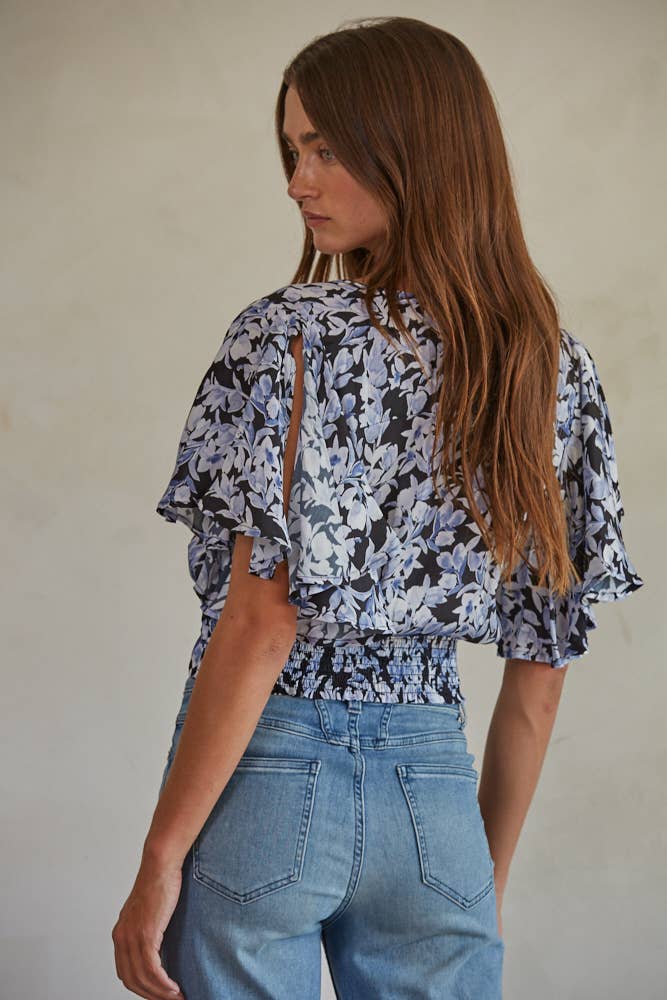 Carmen Floral Boho Top