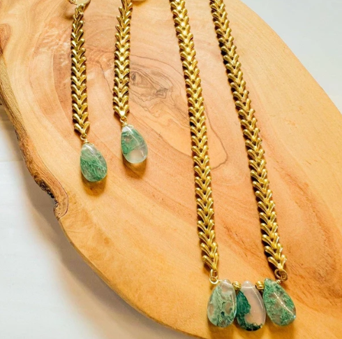 Moss Agate Necklace