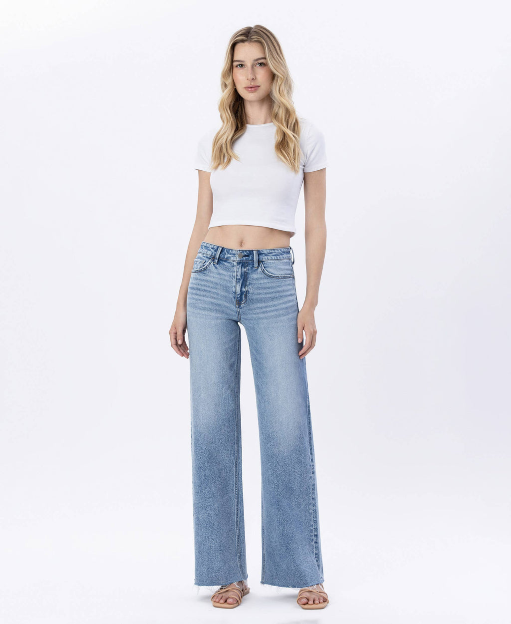 Bekah Raw Hem Denim