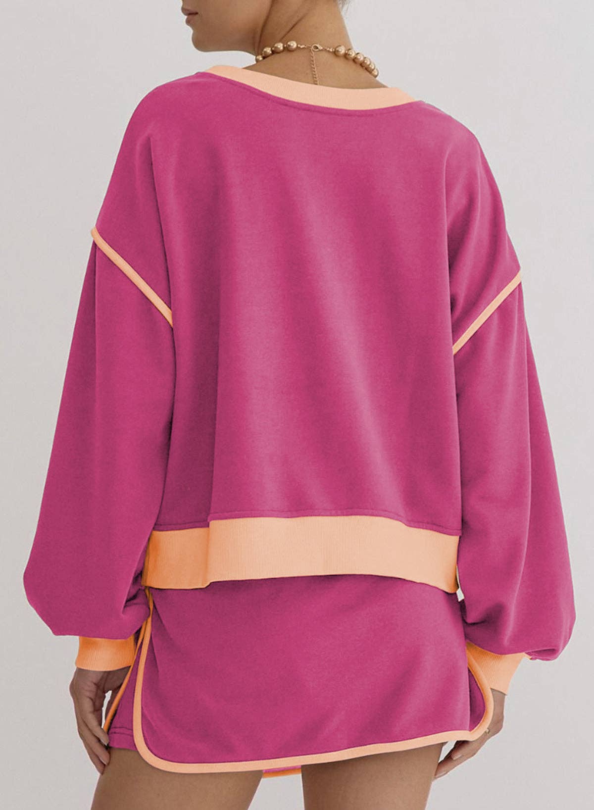 Hallie Color Contrast Skort