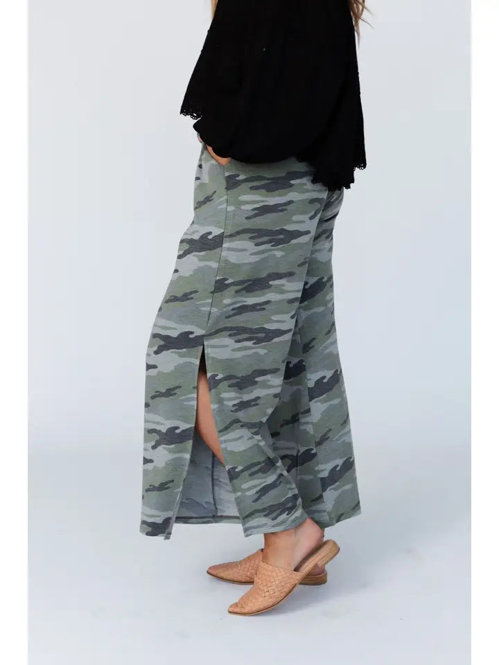 Wanderer Wide Leg Slit Pants