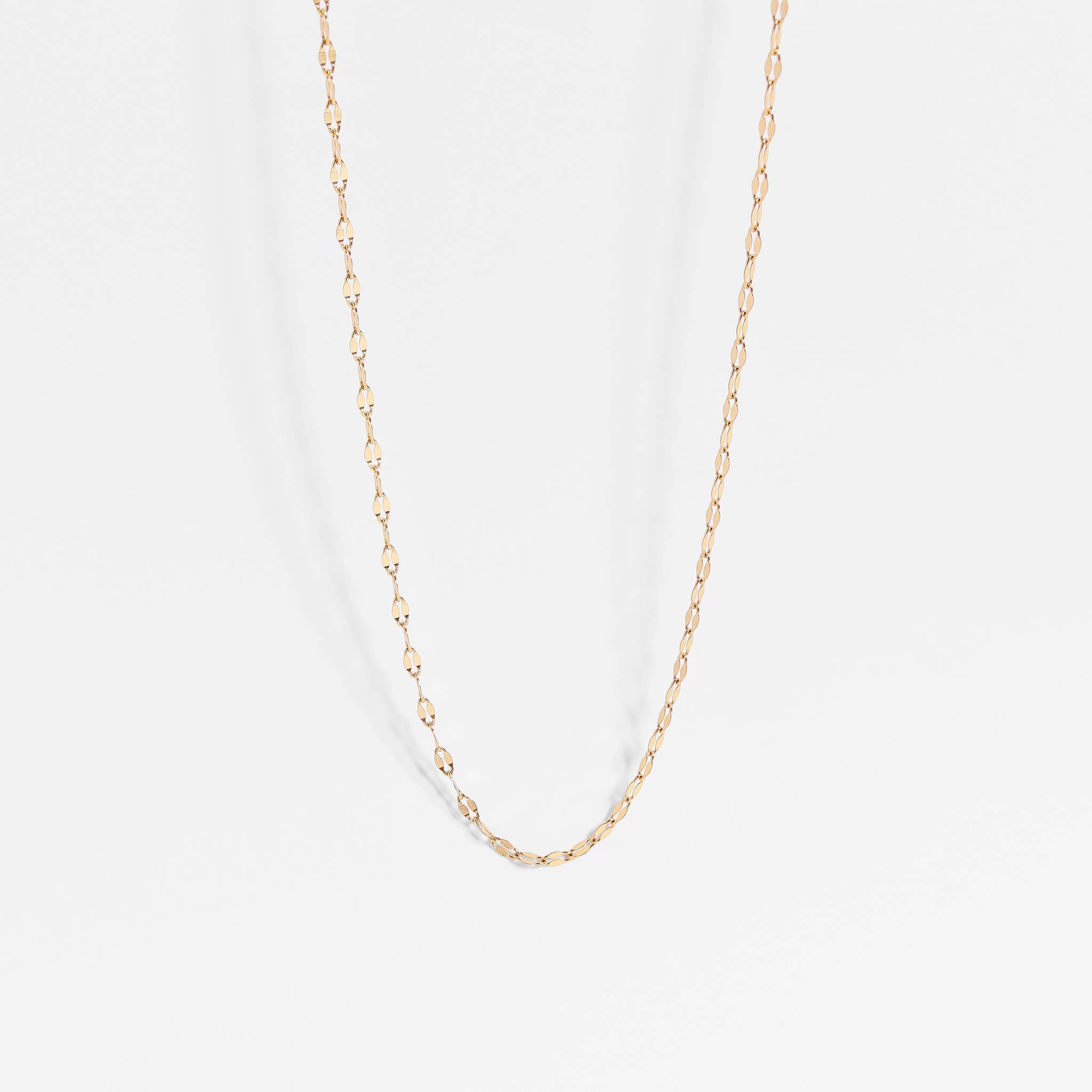 Mia Stainless Steel Lip Chain Necklace