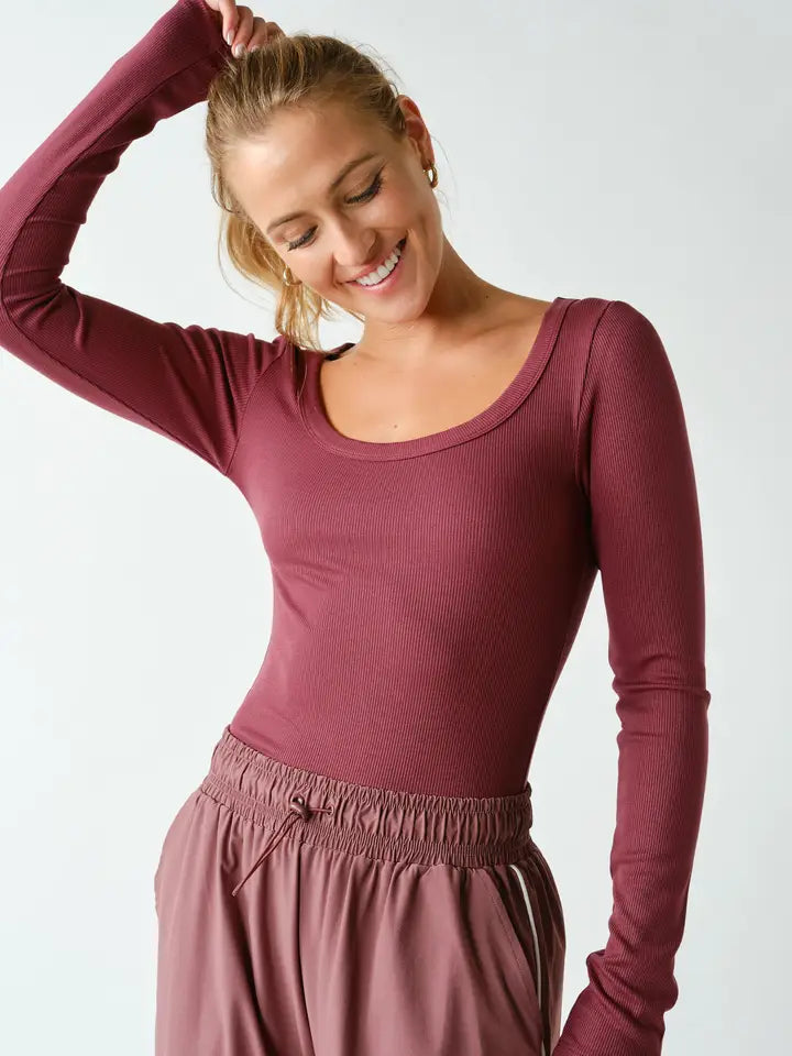 Emery Ribbed Long Sleeve