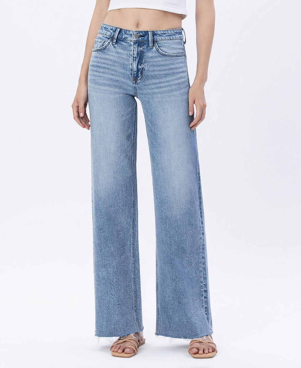 Bekah Raw Hem Denim