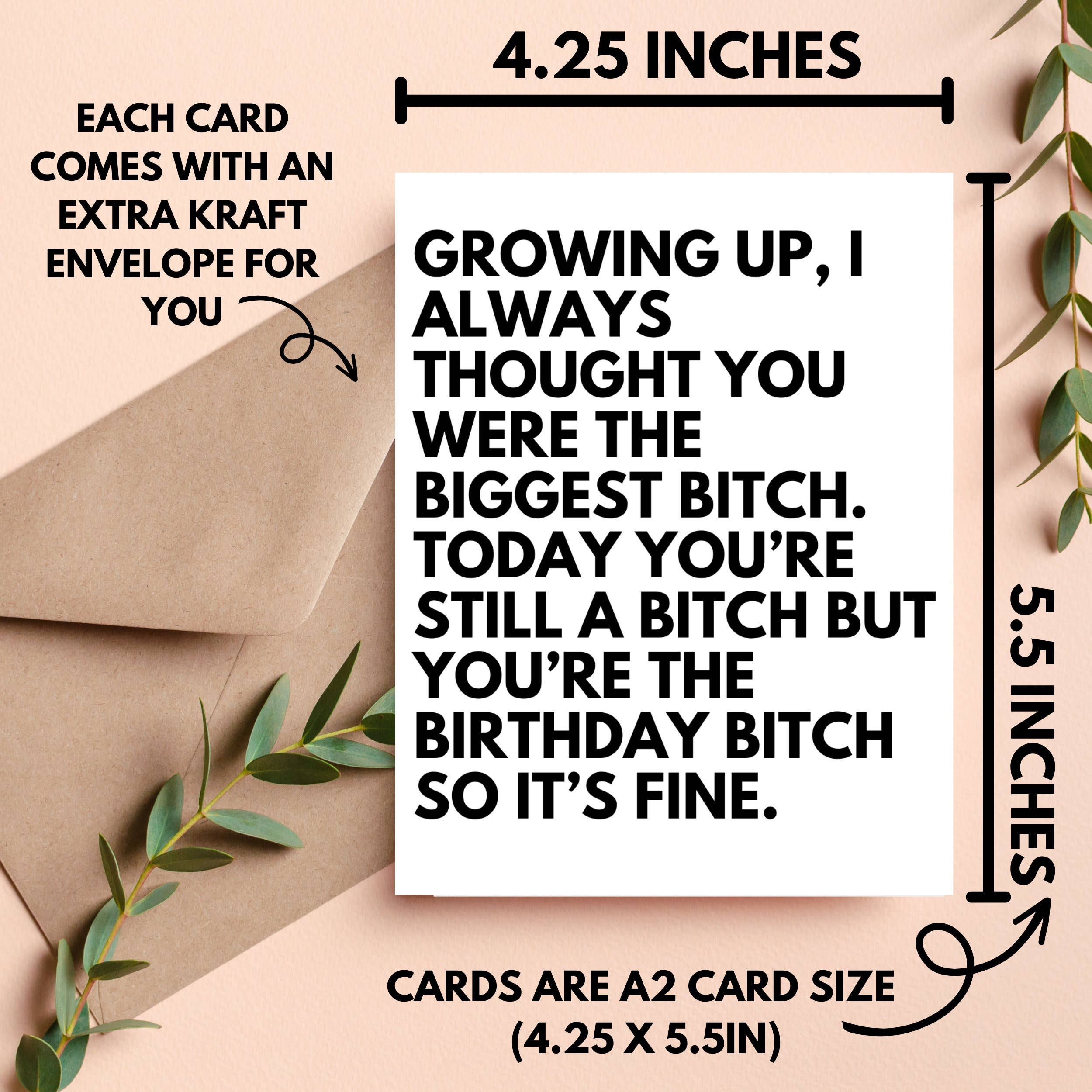 Birthday Bitch Card