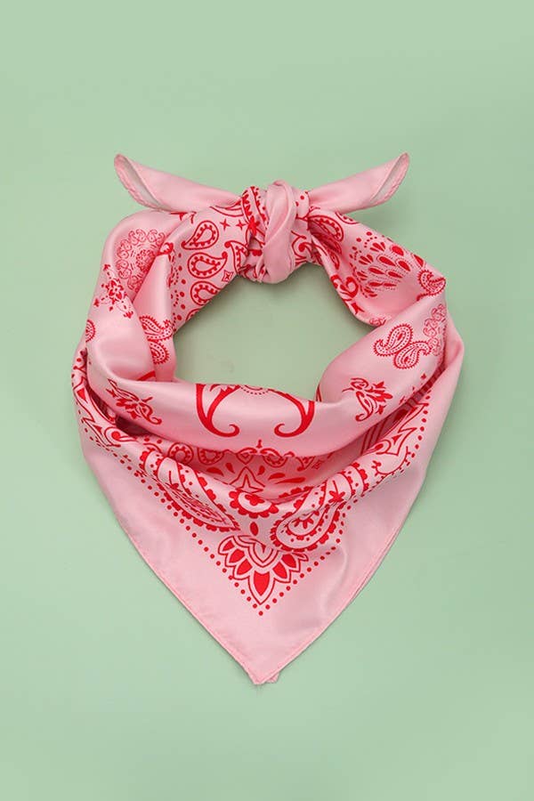 Pretty In Pink Silk Scarf