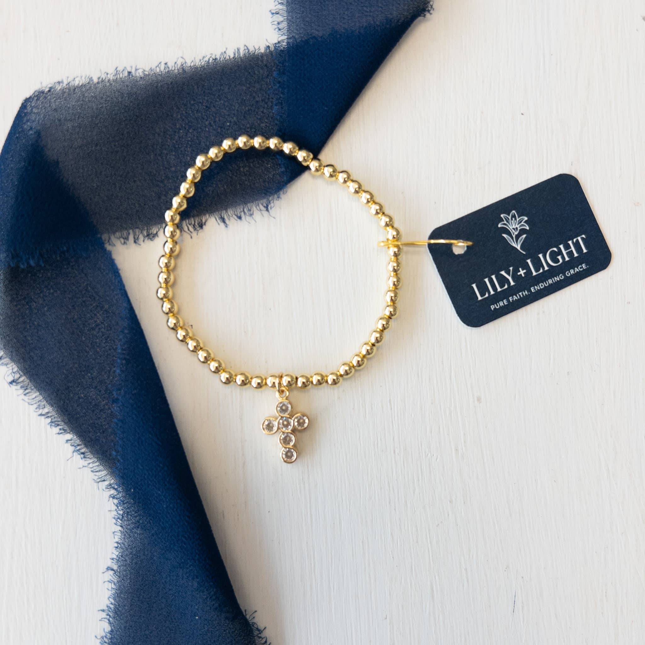 Cross Charm Bracelet