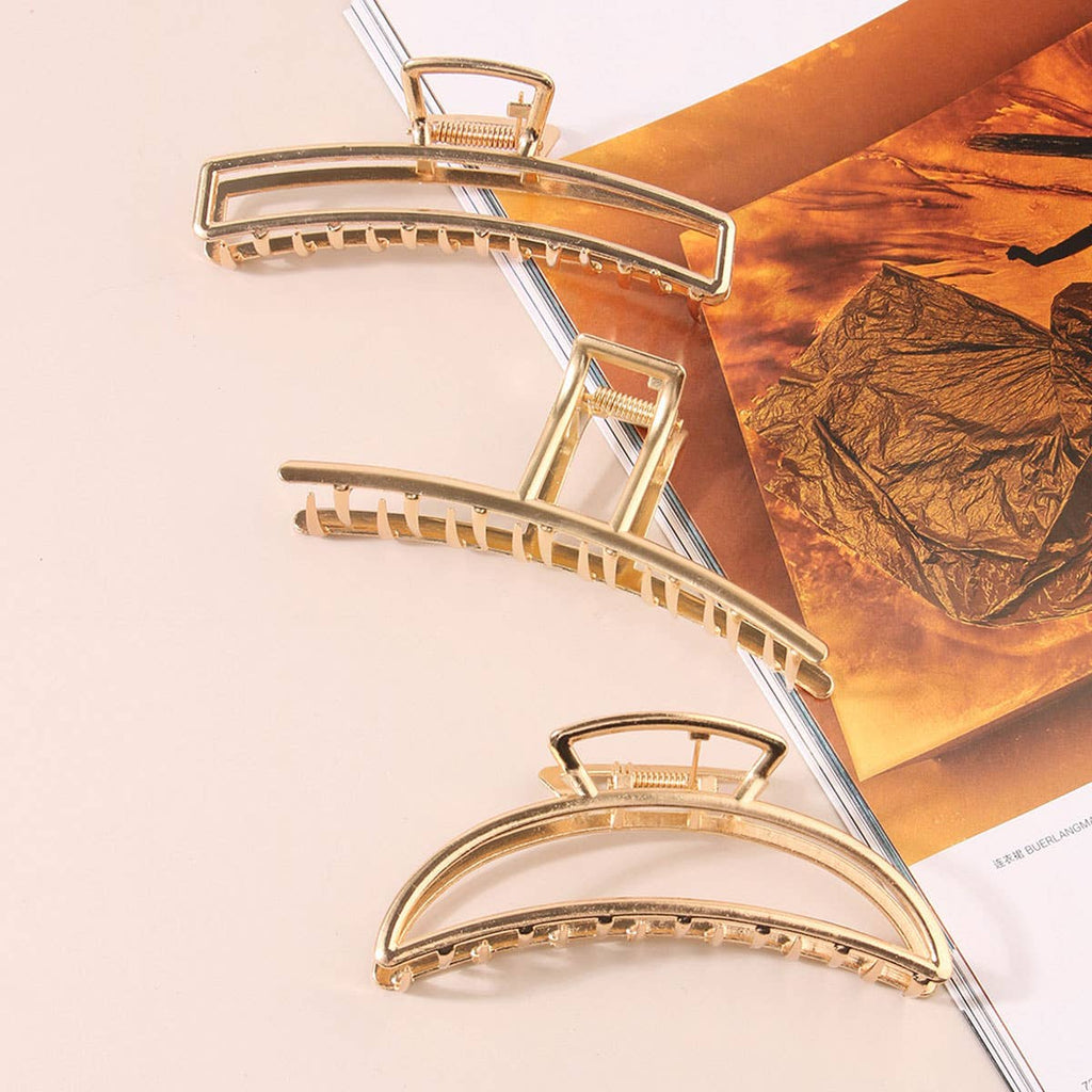 Gold Metal Hair Clip