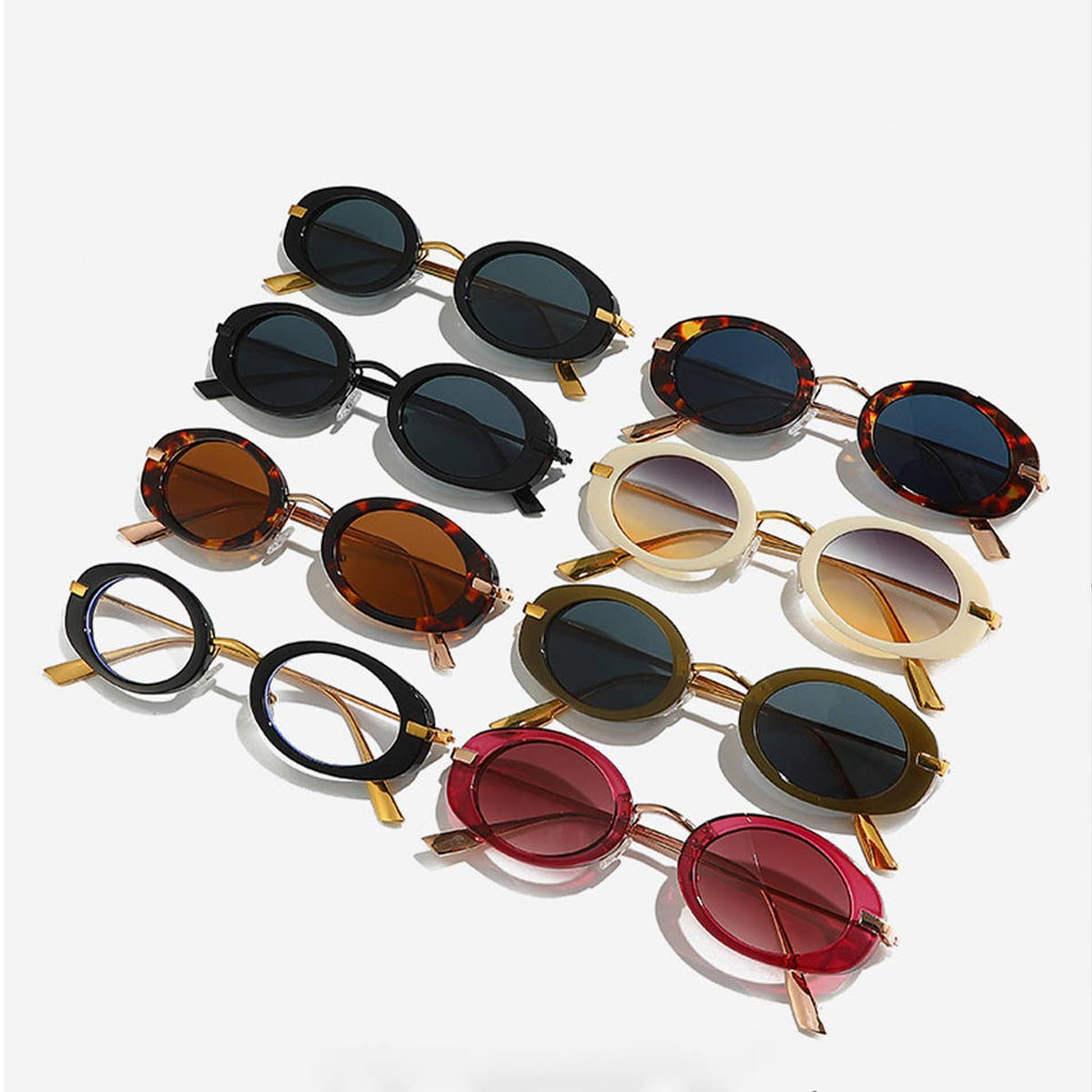 Julia Oval Retro Sunglasses