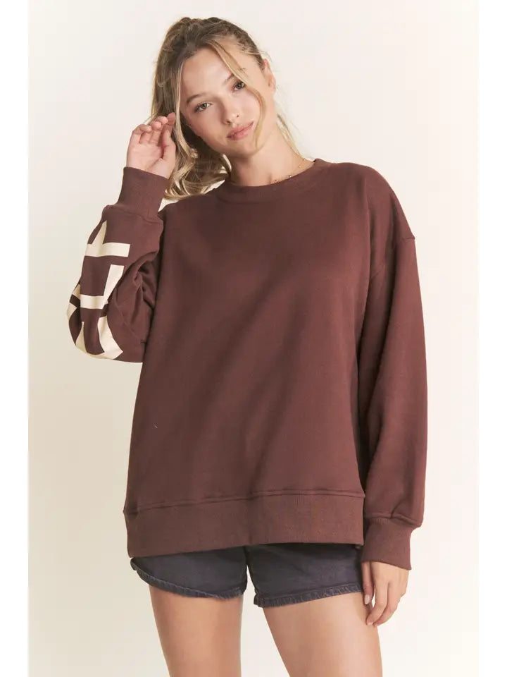 Love Yourself Oversized Sweatshirt