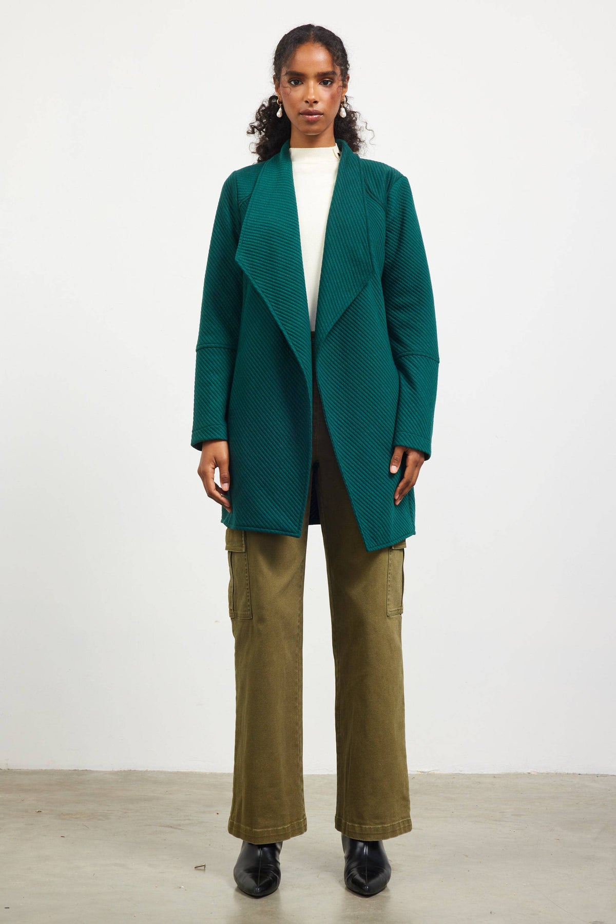Laura Quilted Cardi