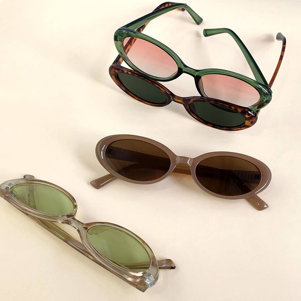 Morgan Oval Retro Sunglasses