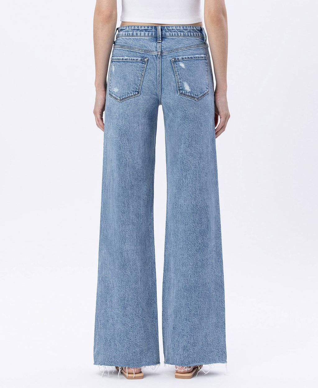 Bekah Raw Hem Denim
