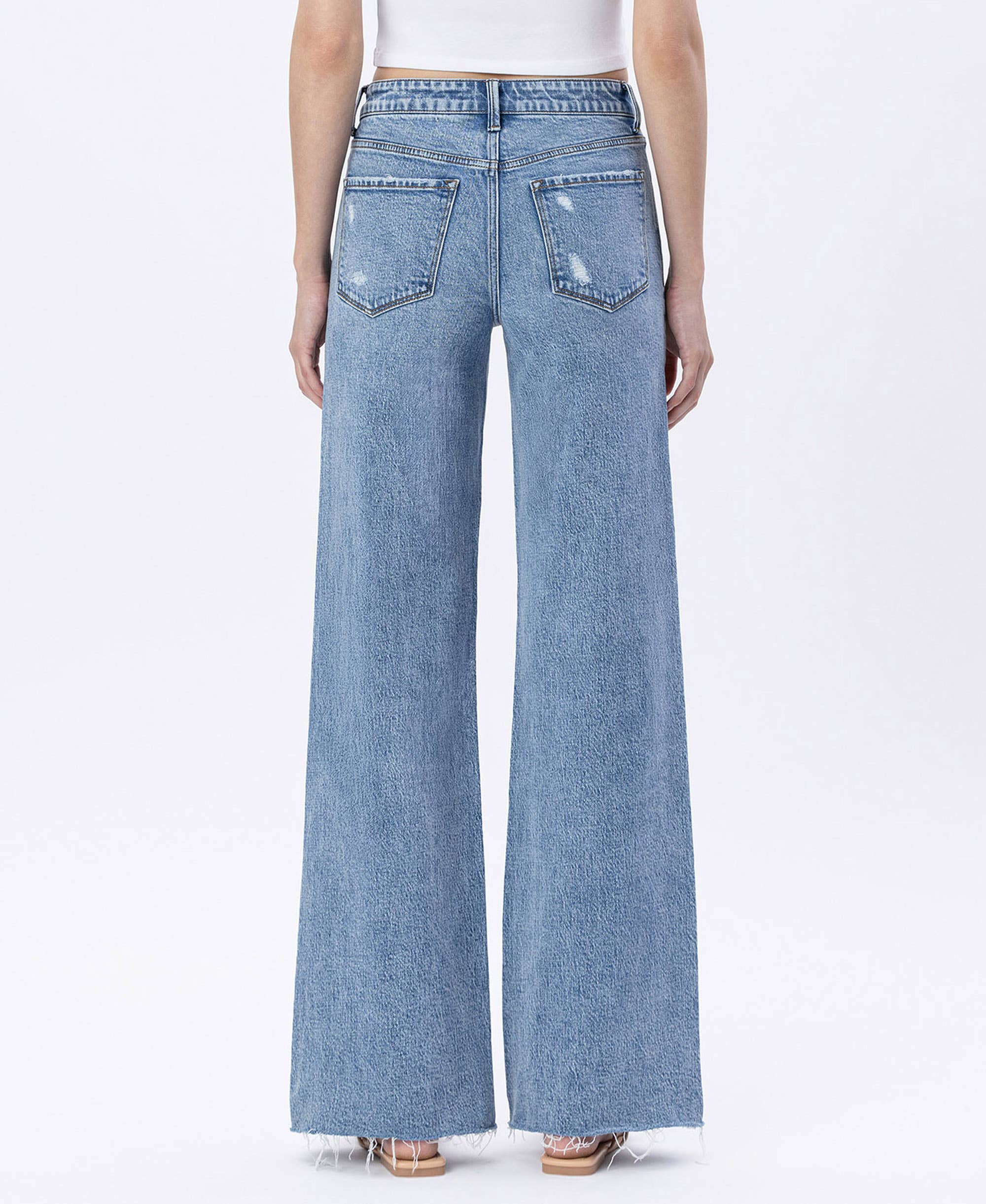 Bekah Raw Hem Denim