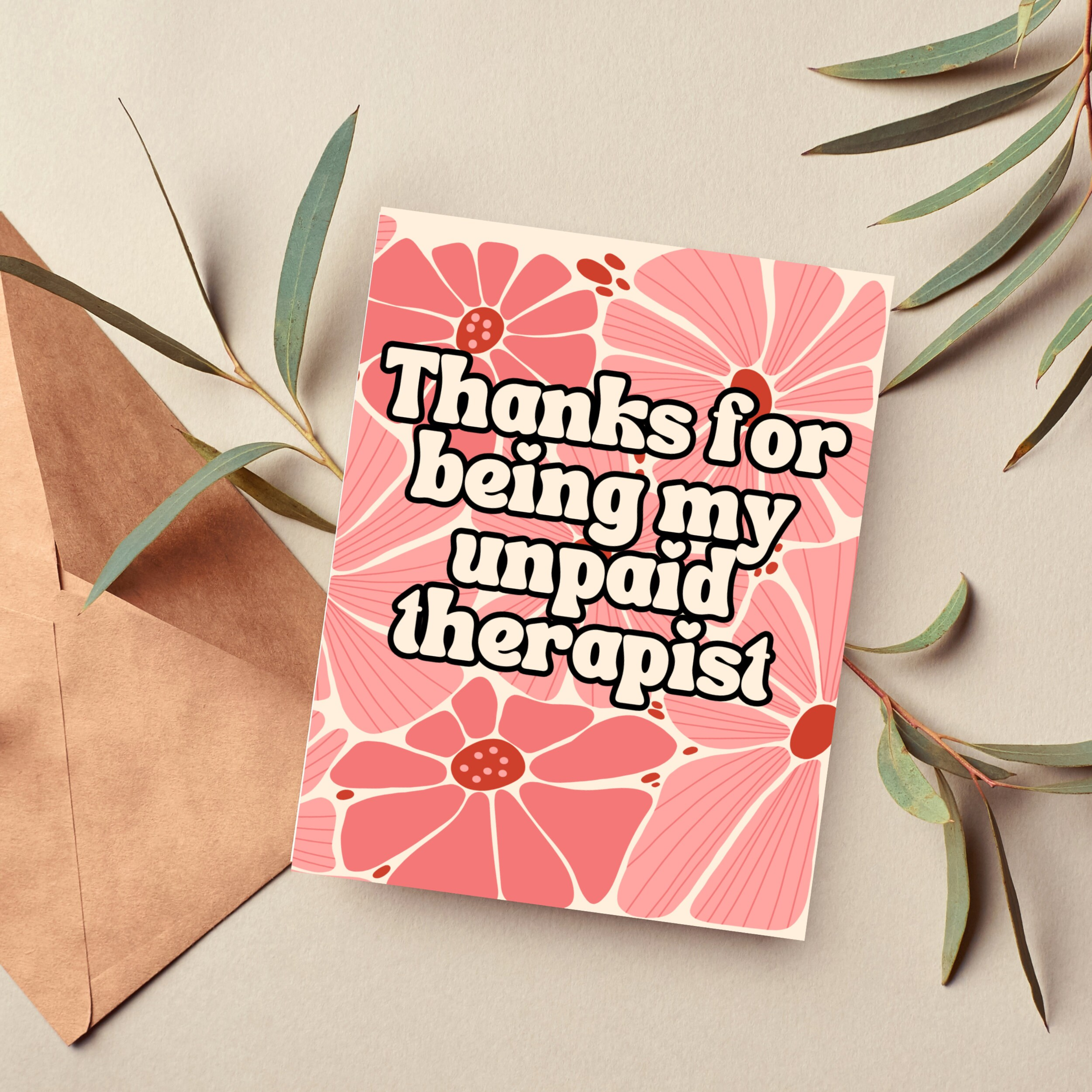 Unpaid Therapist Card