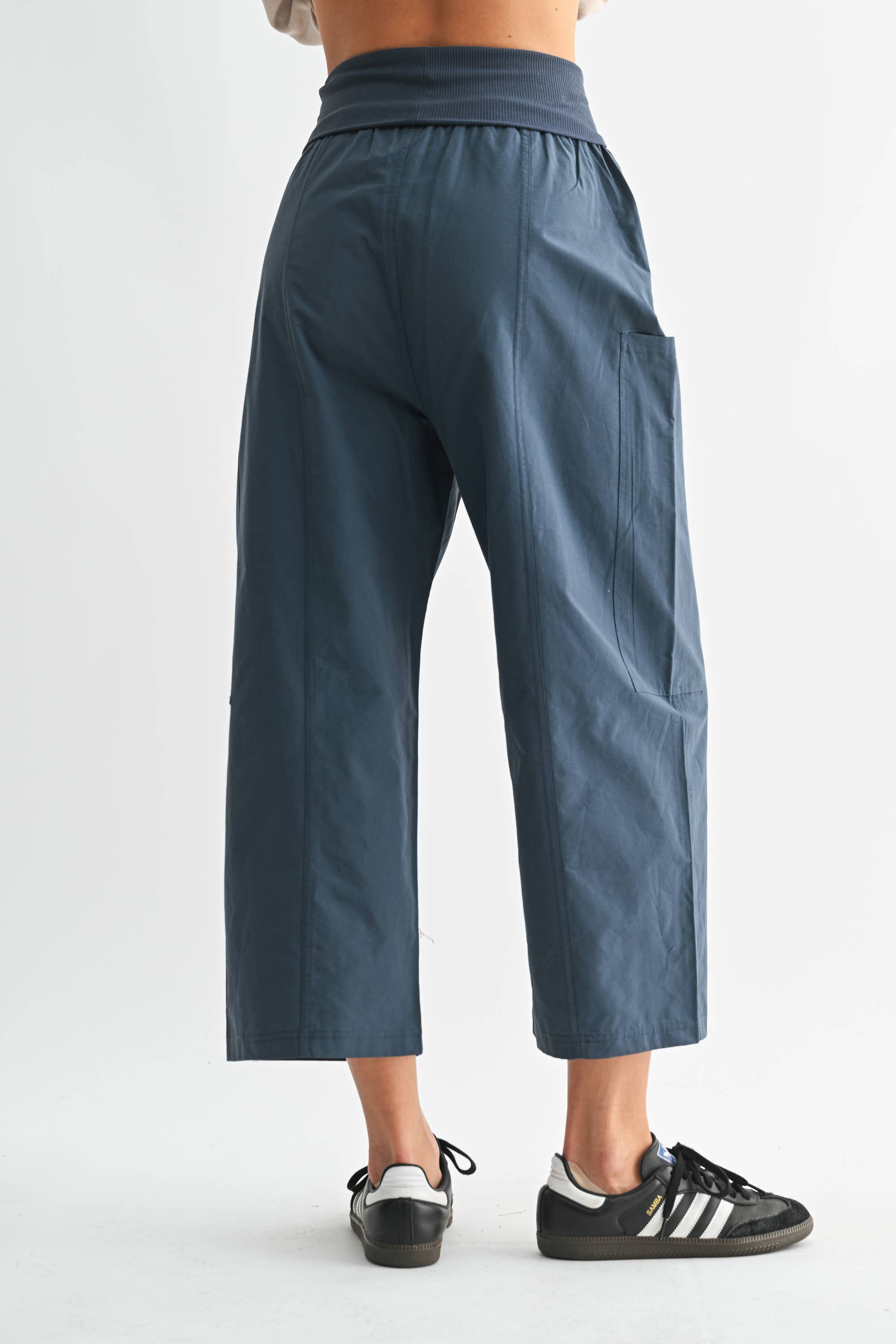 Voyager Wide Leg Cropped Pants