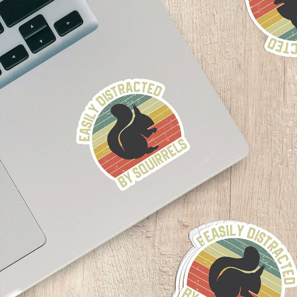 Easily Distr... Squirrels Sticker