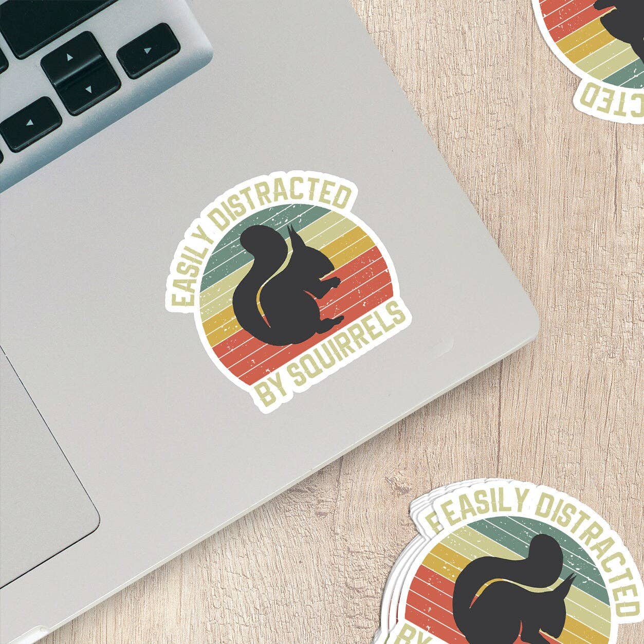Easily Distr... Squirrels Sticker