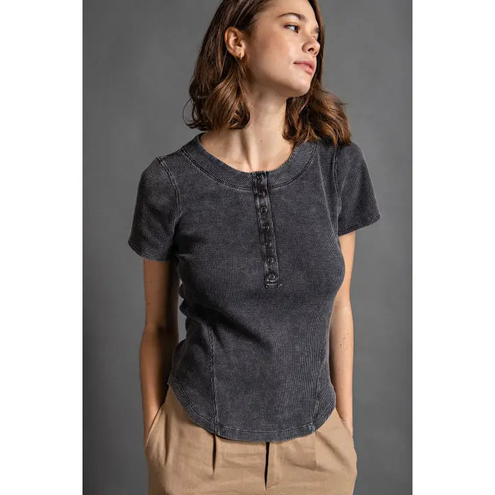 Lily Button Tee