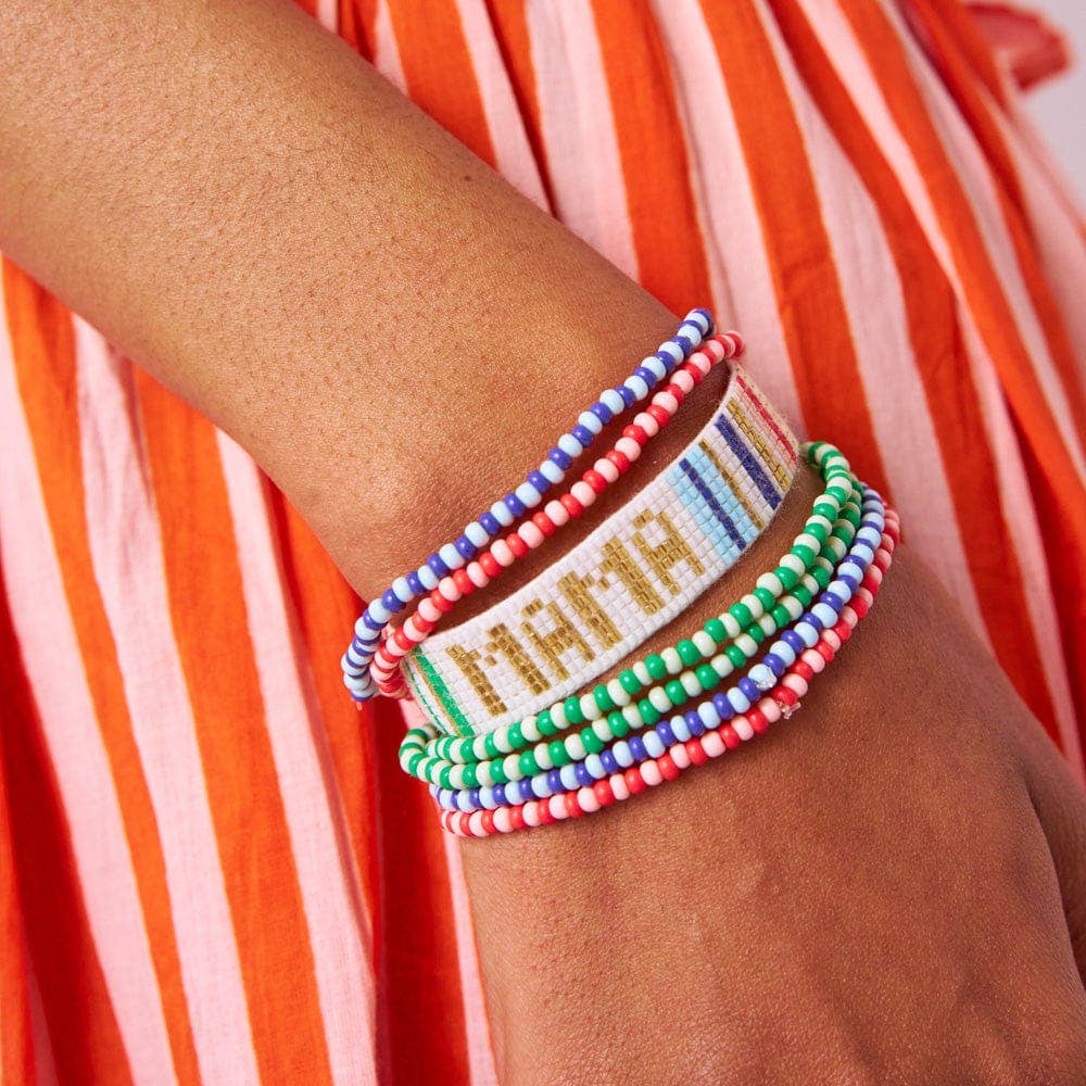 'Mama' Beaded Bracelet