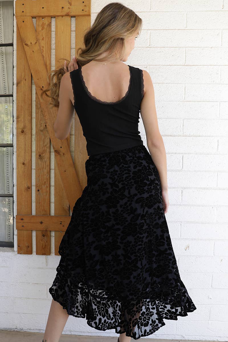 Emma Velvet Skirt
