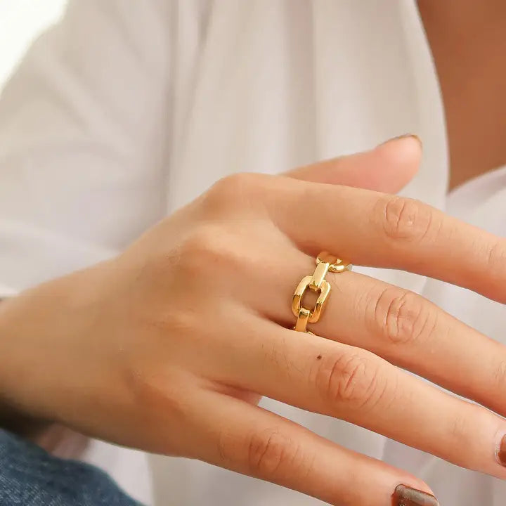 Brooklyn Chain Link Ring