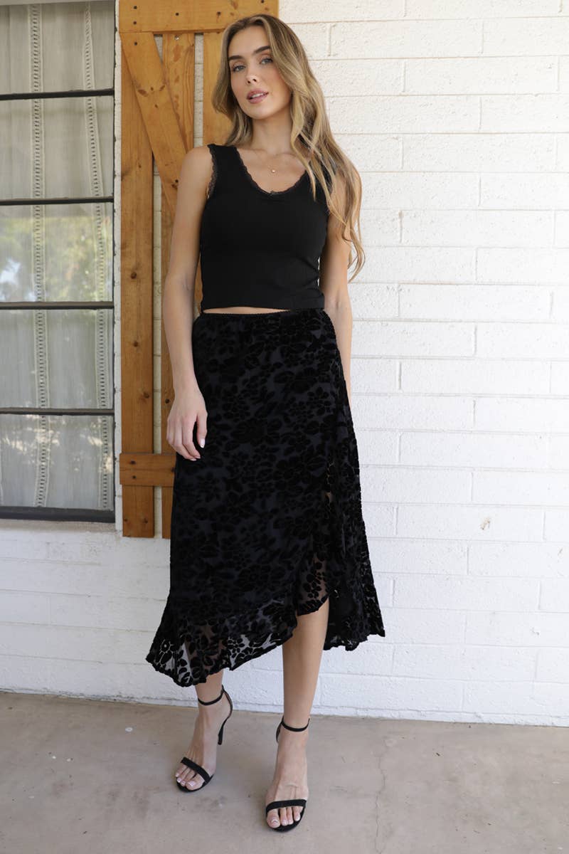 Emma Velvet Skirt