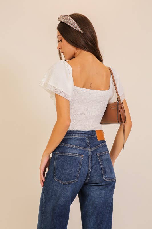 Lainey Lace Corset Top